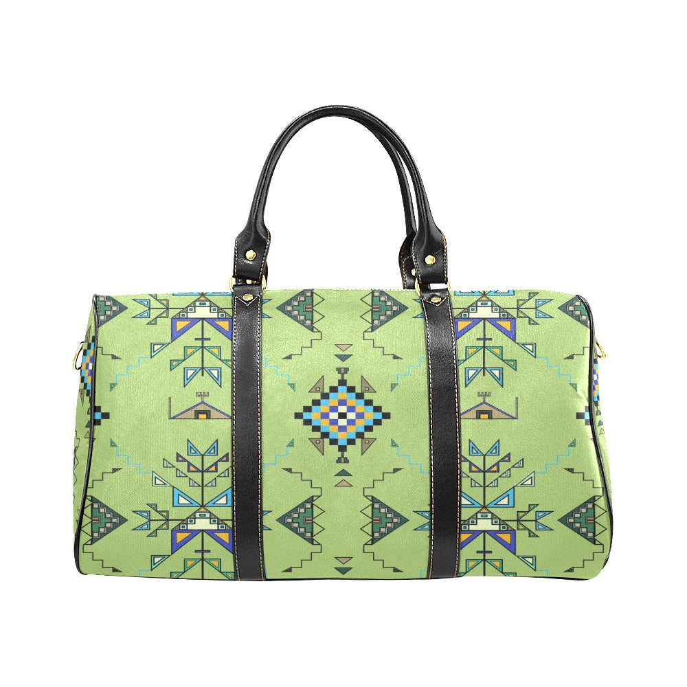 Bear Shield Green Small Travel Bag