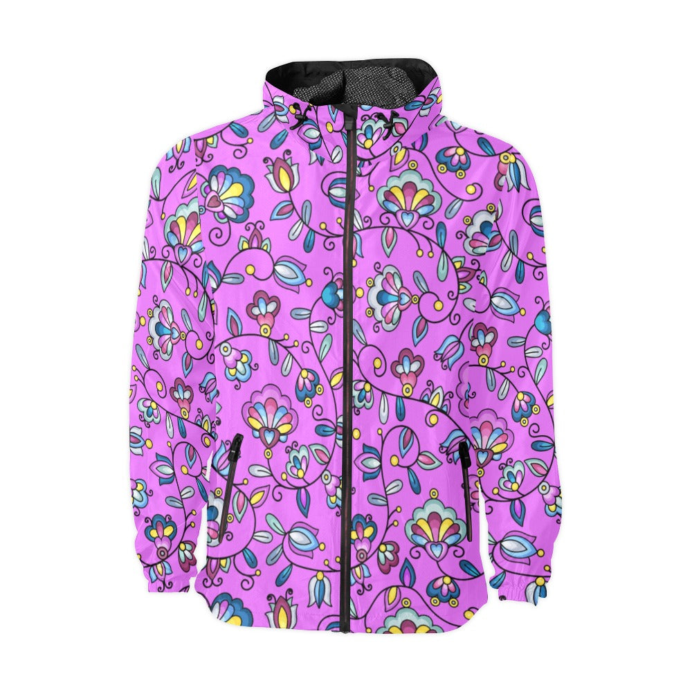 Autumn Bundle Blessing Purple Men's Windbreaker