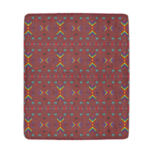 Rainy Chief Rainbow Earth Clay Ultra-Soft Micro Fleece Blanket 50"x60"