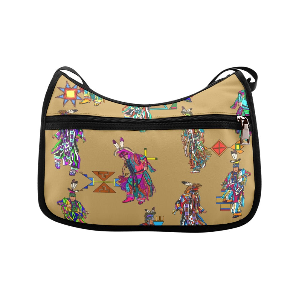 Men's Grass Dancers Earth Crossbody Bag