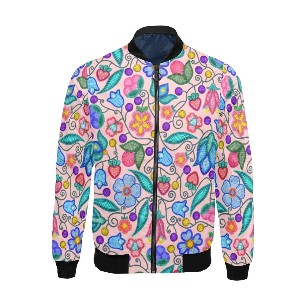 Sweet Offering Pink Bomber Jacket