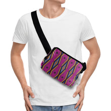 Load image into Gallery viewer, Diamond in the Bluff Pink Belt Bag
