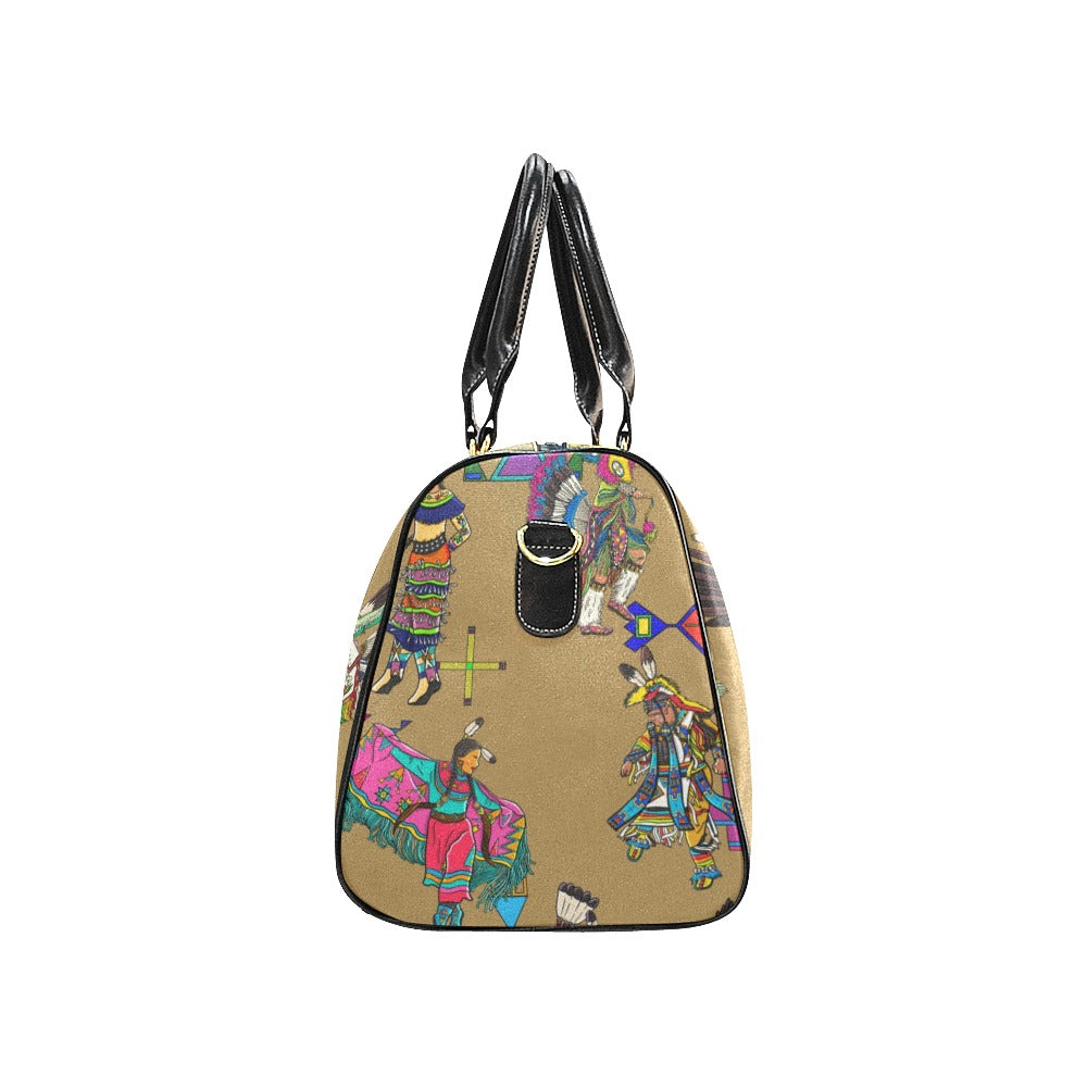 Grand Entry Dancers Earth Large Travel Bag