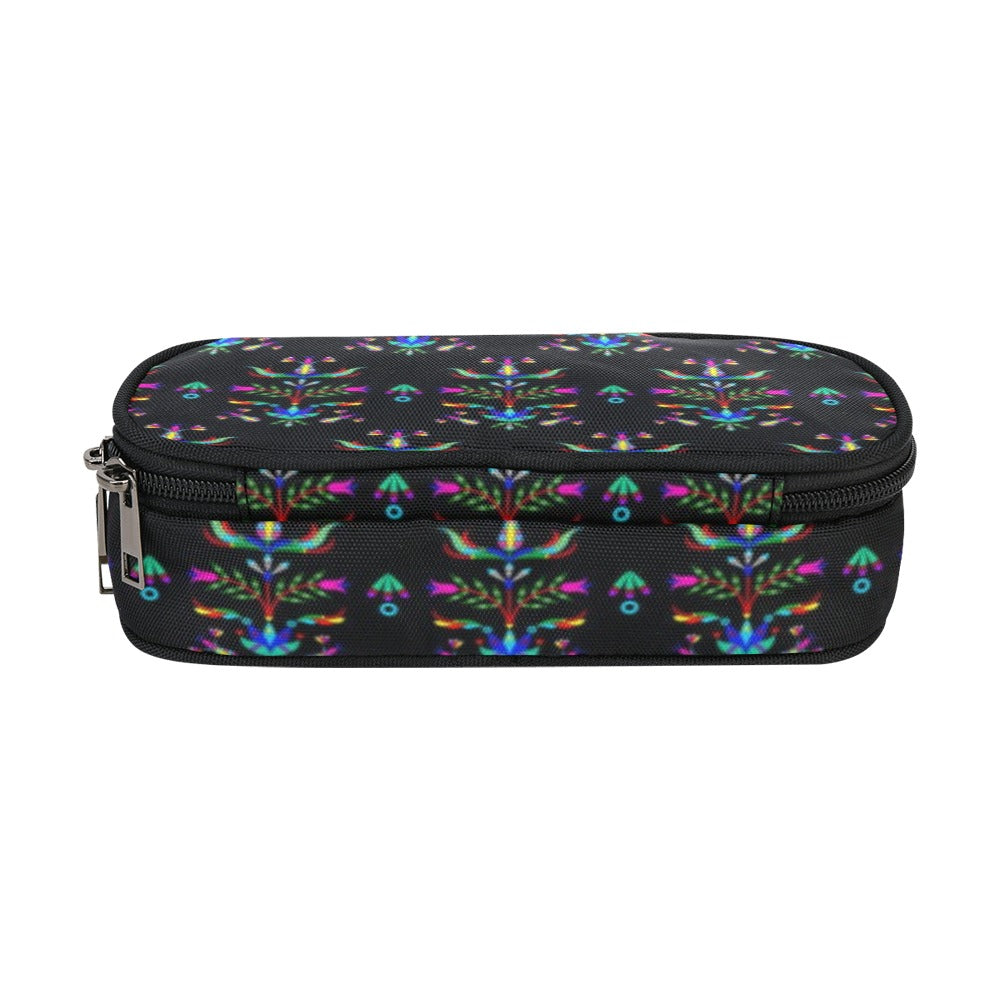 Dakota Damask Black Pencil Pouch