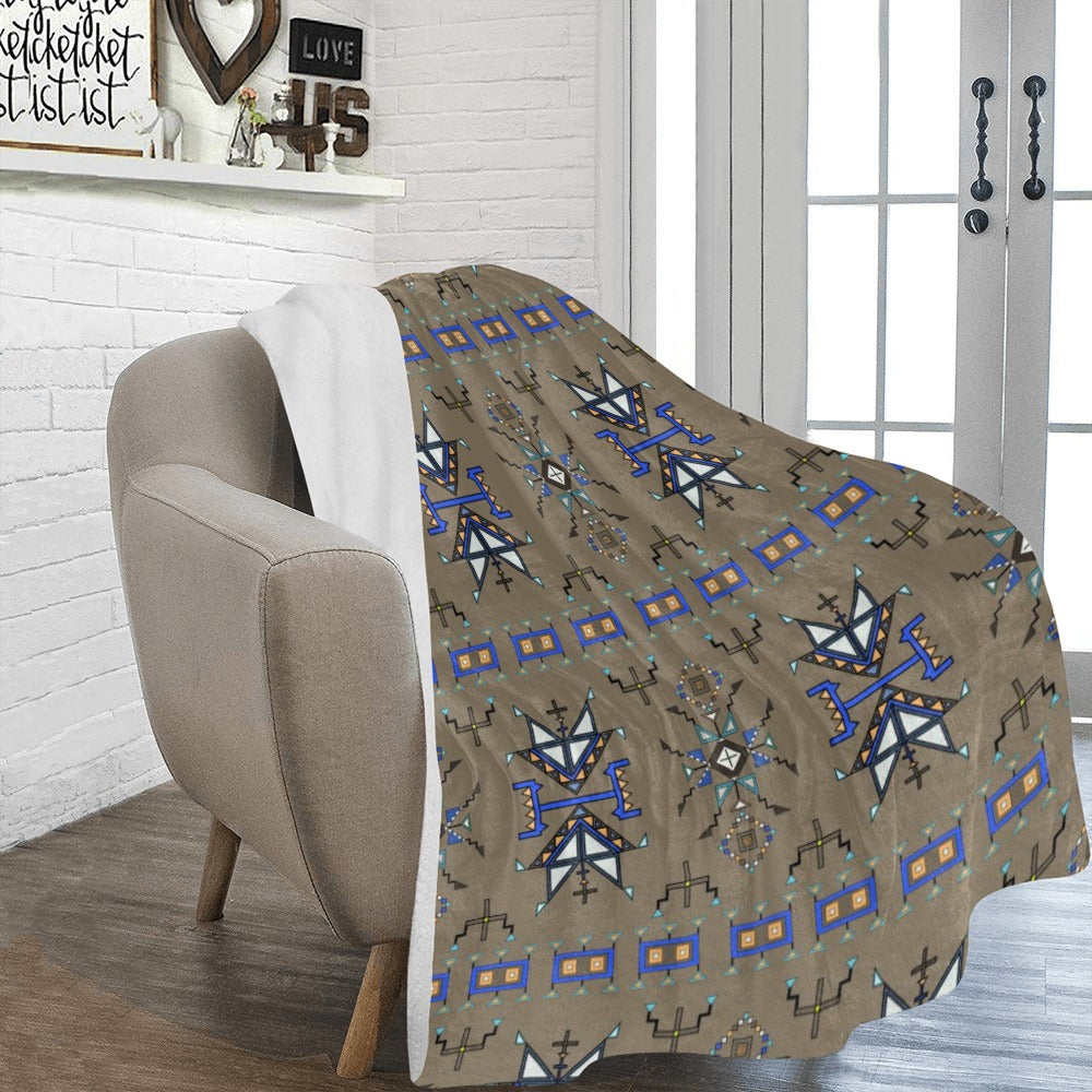 Eagle Strike Brown X-Large Micro Fleece Blanket