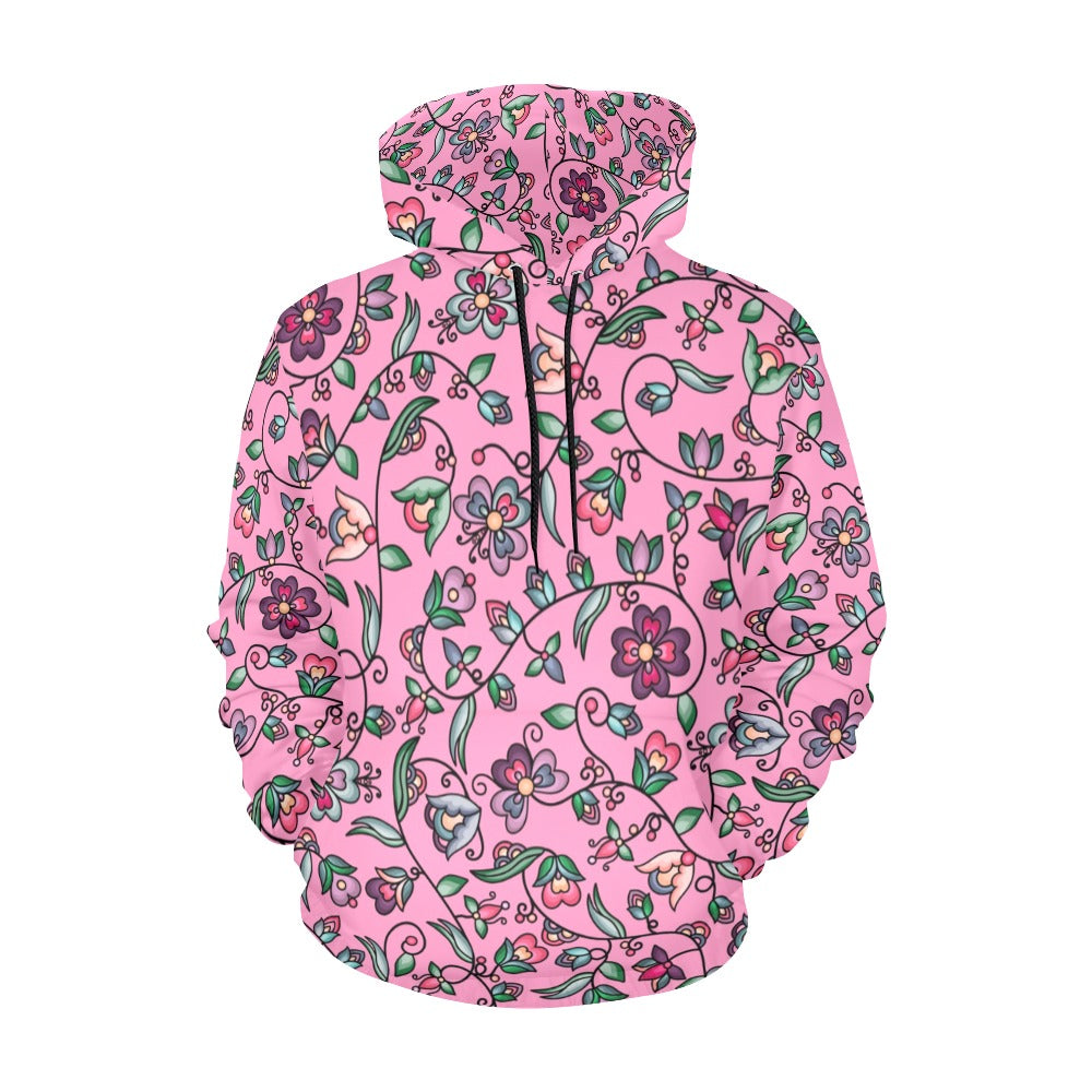 Amber Evening Garland Pink Hoodie for Men