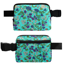 Load image into Gallery viewer, Grandmother&#39;s Stories Turquoise Belt Bag
