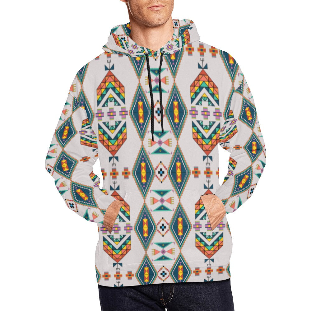 Travois Tipi Grey Hoodie for Men