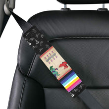 Load image into Gallery viewer, Bear Ledger Black Sky Car Seat Belt Cover
