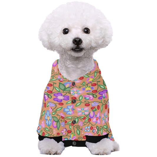 Petal Harmony Terracotta Pet  Hoodie