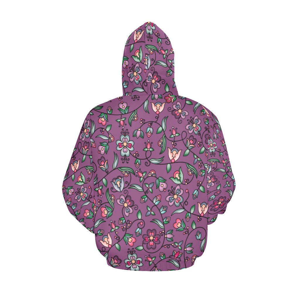 Amber Evening Garland Purple Hoodie for Men