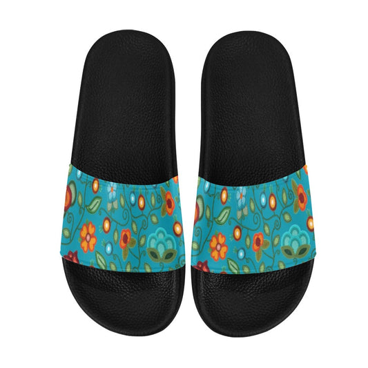Prairie Fire Petals Ocean Slide Sandals