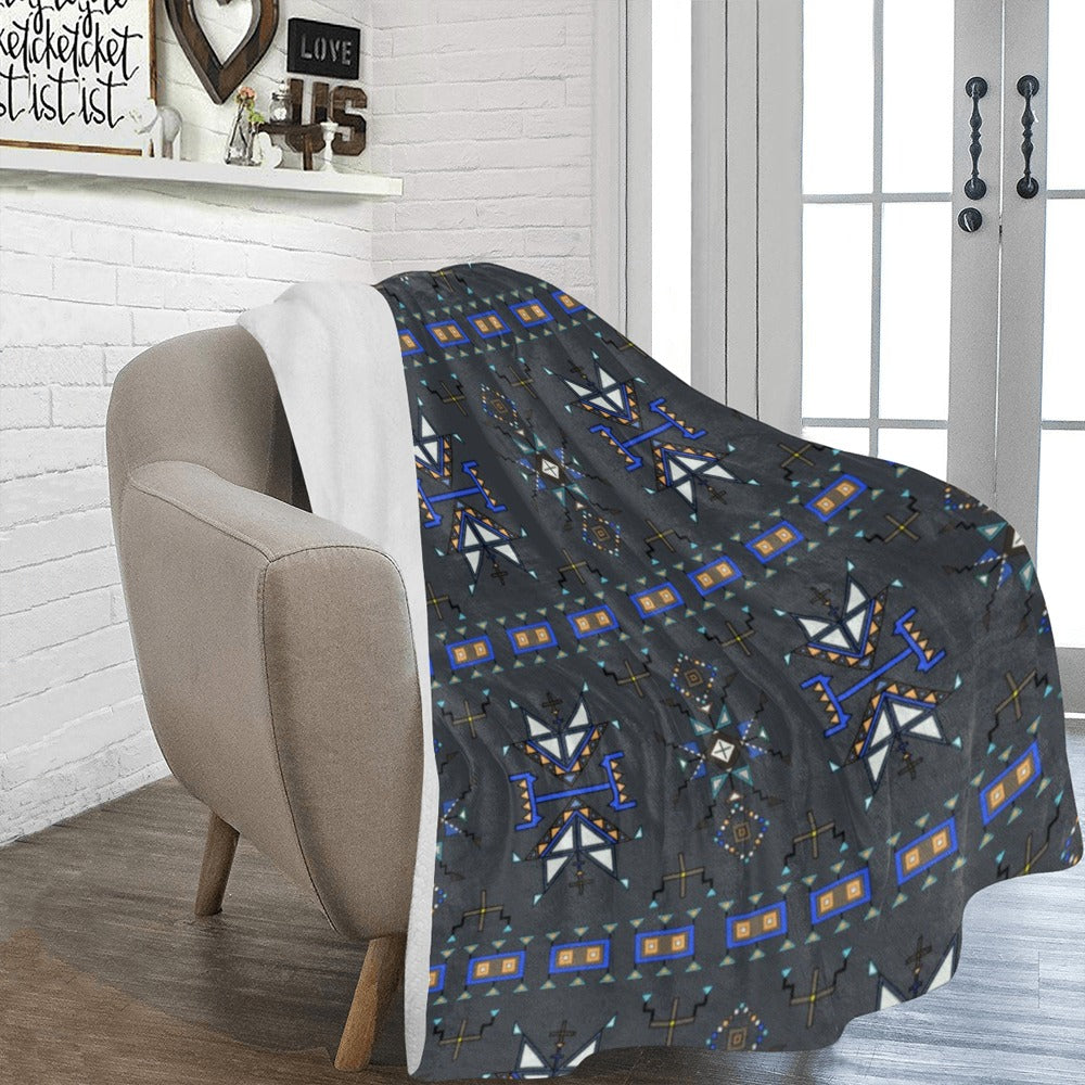 Eagle Strike Gray X-Large Micro Fleece Blanket