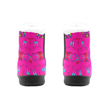 Load image into Gallery viewer, Rainy Chief Rainbow Hot Pink Men&#39;s Padded Winter Boot
