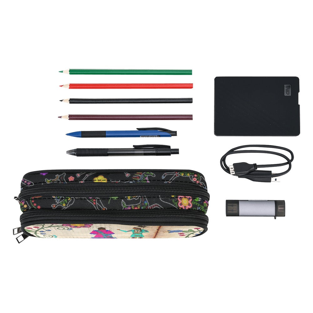Floral Ledger Sweethearts Pencil Pouch