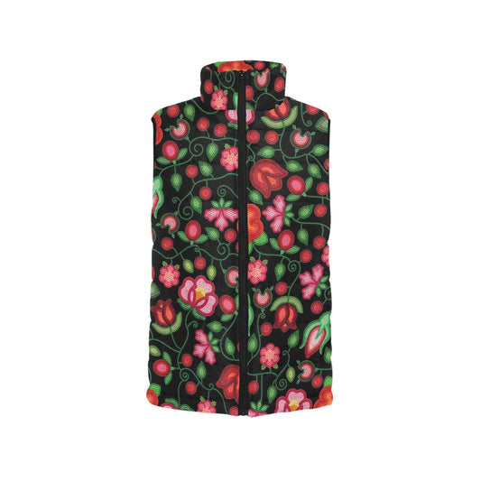 Rose Reverie Black Padded Vest