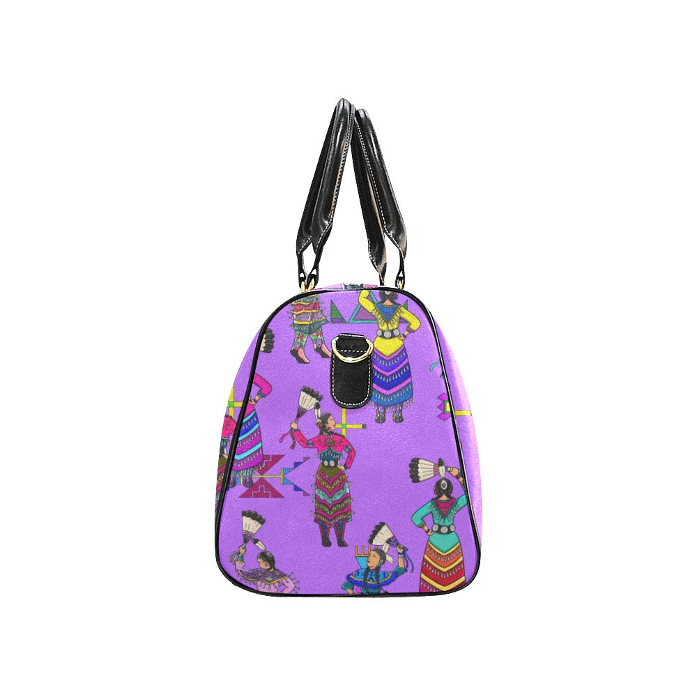 Women's Jingle Dancers Purple Small Travel Bag