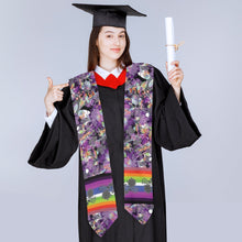 Load image into Gallery viewer, Culture in Nature Purple Graduation Stole
