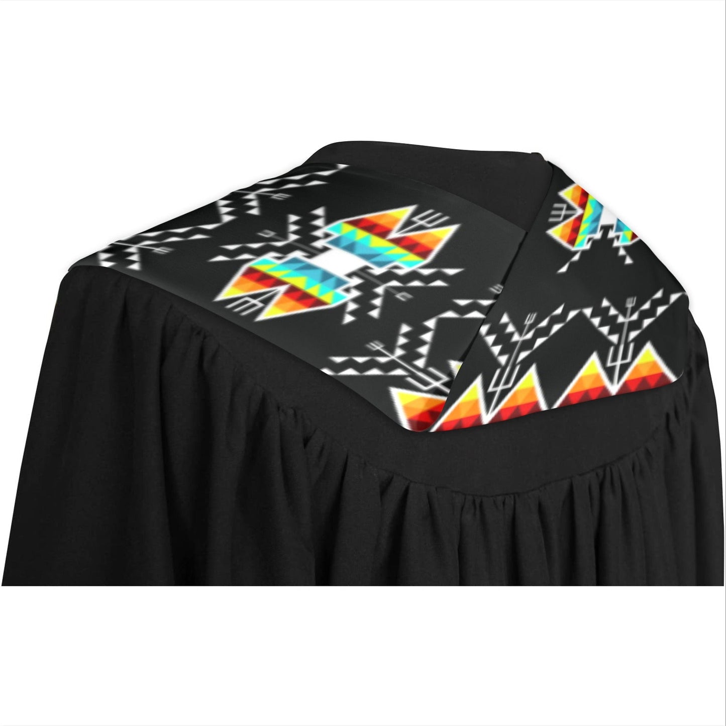 Sacred Trust Black Colour Graduation Stole