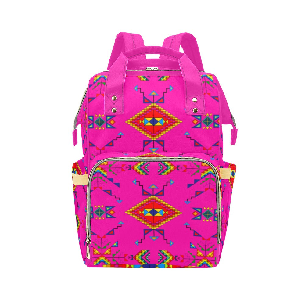 Buffalo Jump Pink Multi-Function Diaper Backpack