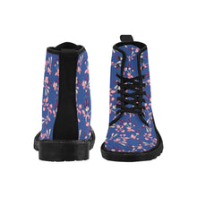 Load image into Gallery viewer, Swift Floral Peach Blue Boots for Men
