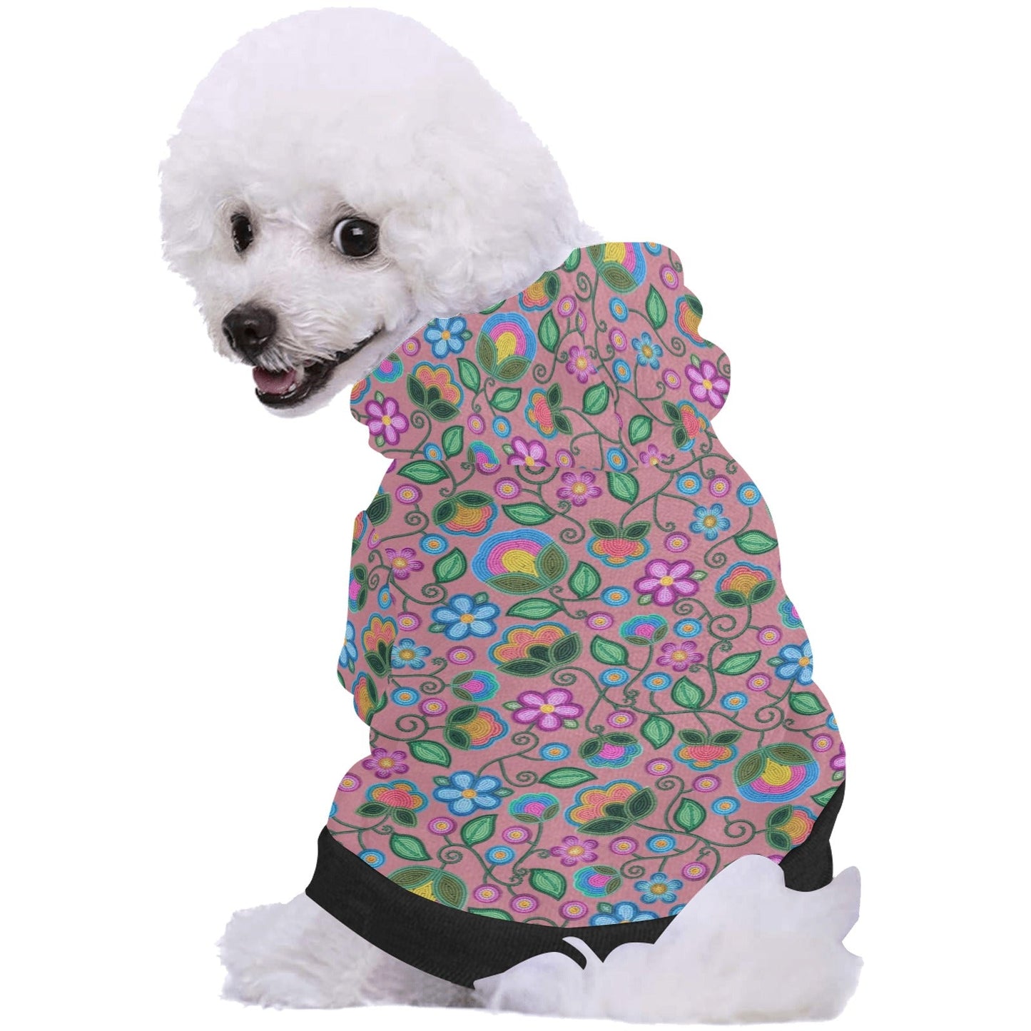 Turquoise Sunbeam Peach Pet Hoodie