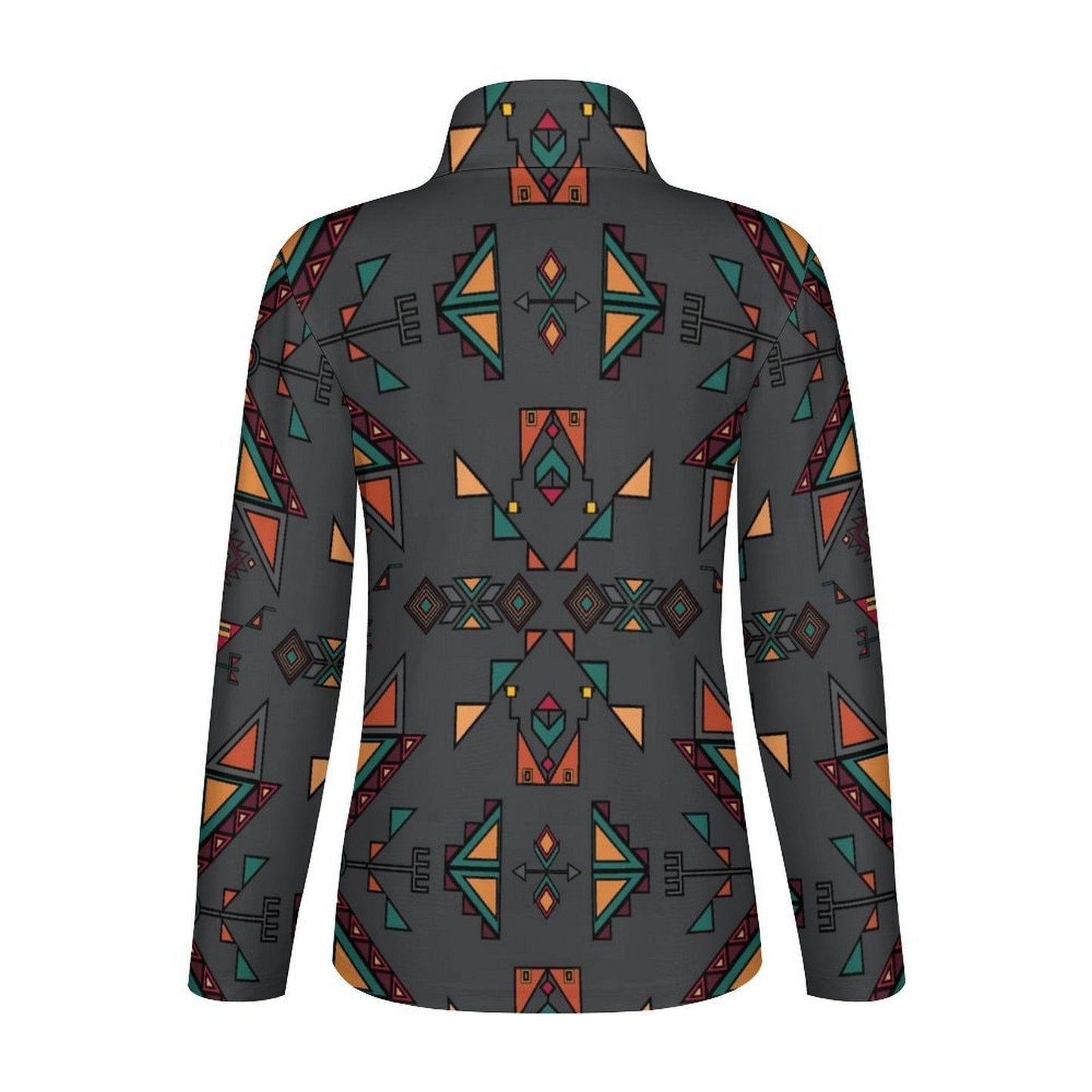 Arrow Dawn Gray Long Sleeve Yoga Shirt