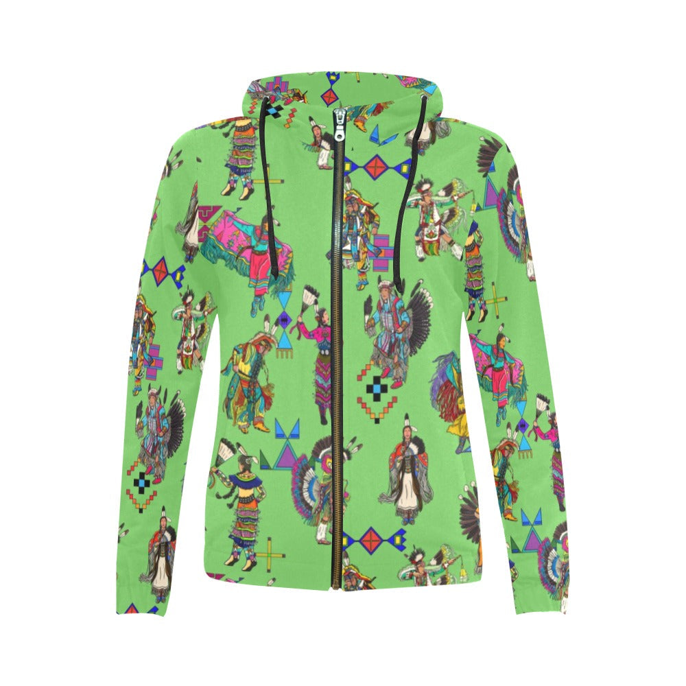 Grand Entry Dancers Full Zip Hoodie for Women