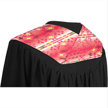 Load image into Gallery viewer, Red Pink Star Graduation Stole
