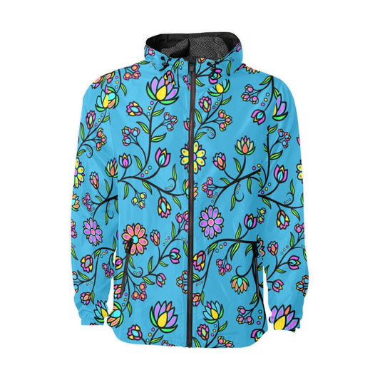 Cosmic Whisper Pastel Rainy Horizon Men's Windbreaker
