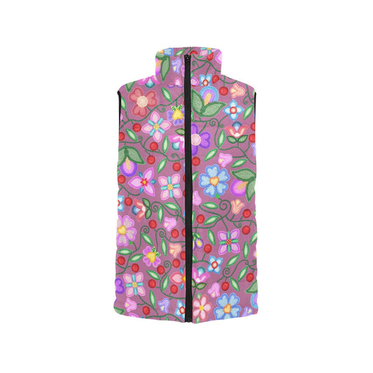Petal Harmony Dusty Rose Padded Vest