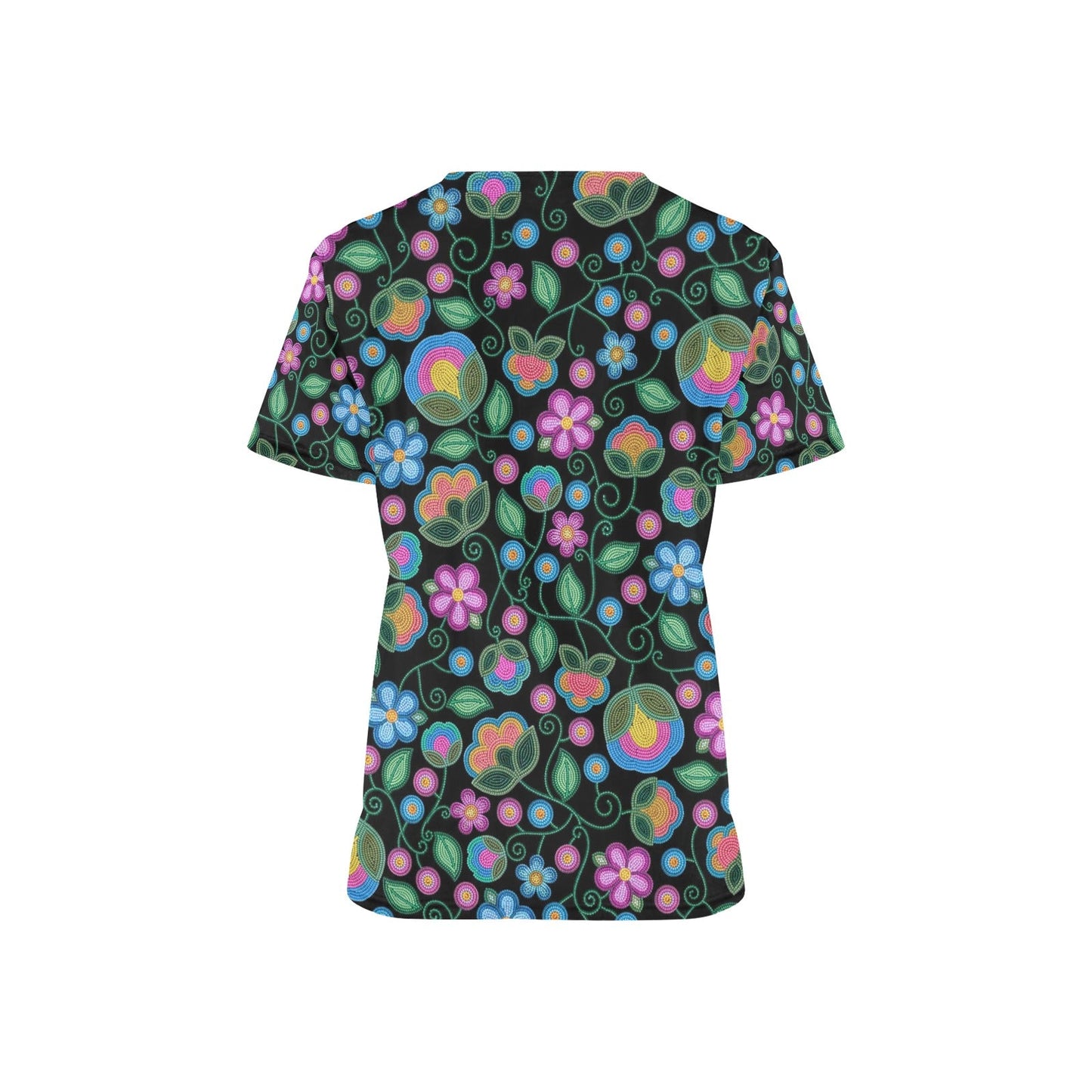 Turquoise Sunbeam Scrub Top