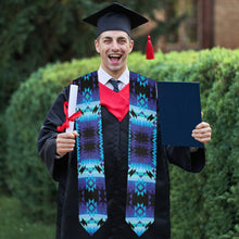 Load image into Gallery viewer, Blue Star Graduation Stole
