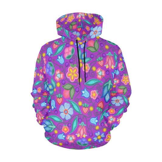 Sweet Offering Purple Hoodie for Men