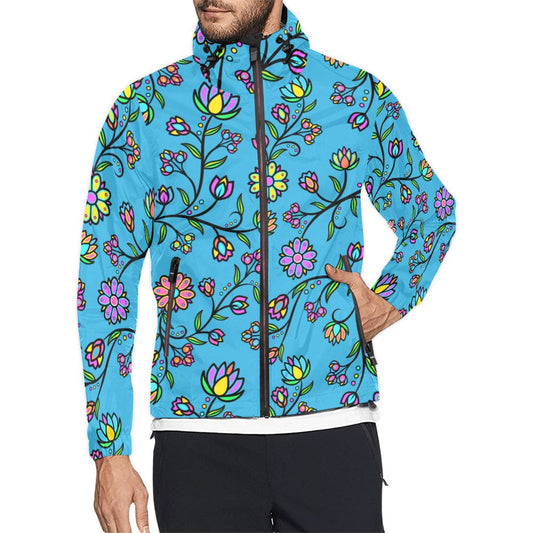 Cosmic Whisper Pastel Rainy Horizon Men's Windbreaker