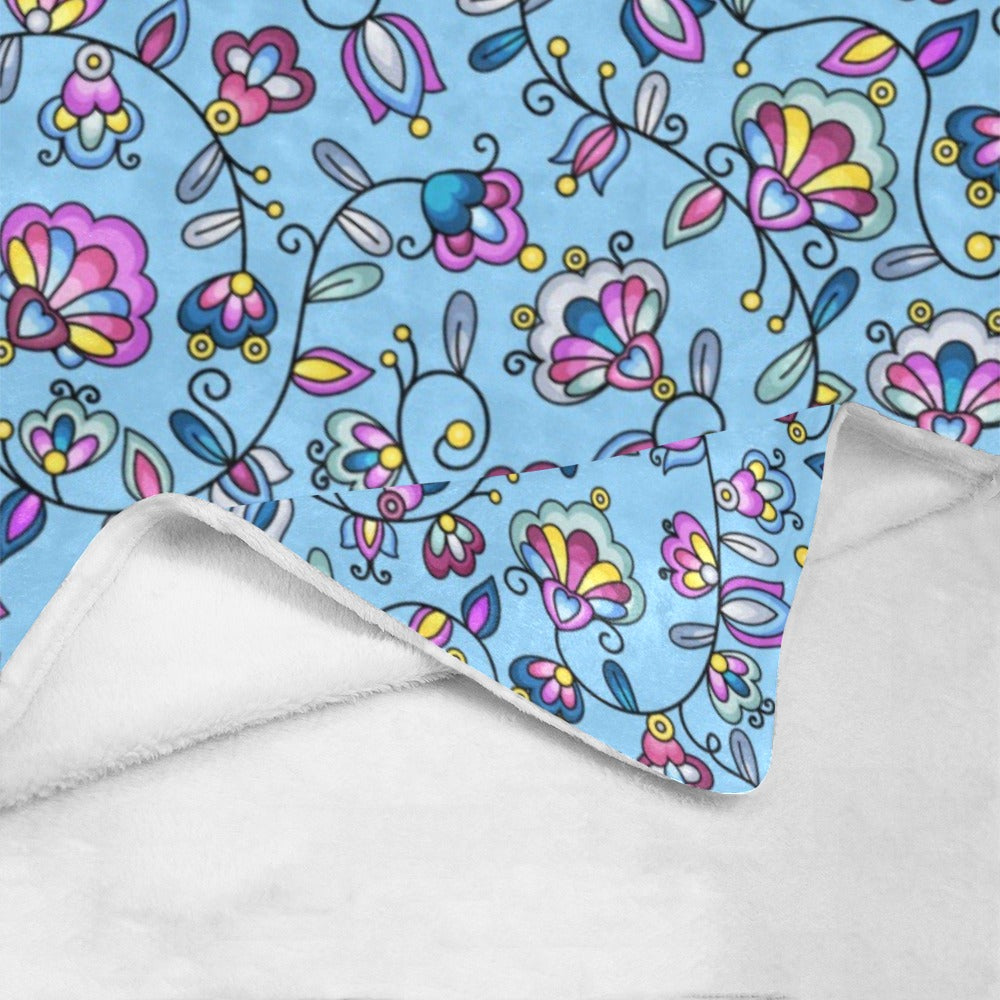 Autumn Bundle Blessing Blue X-Large Micro Fleece Blanket