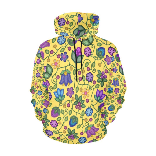 Bloom Uplift Yellow Hoodie for Women