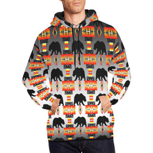 Load image into Gallery viewer, Bear Black and White Hoodie for Men
