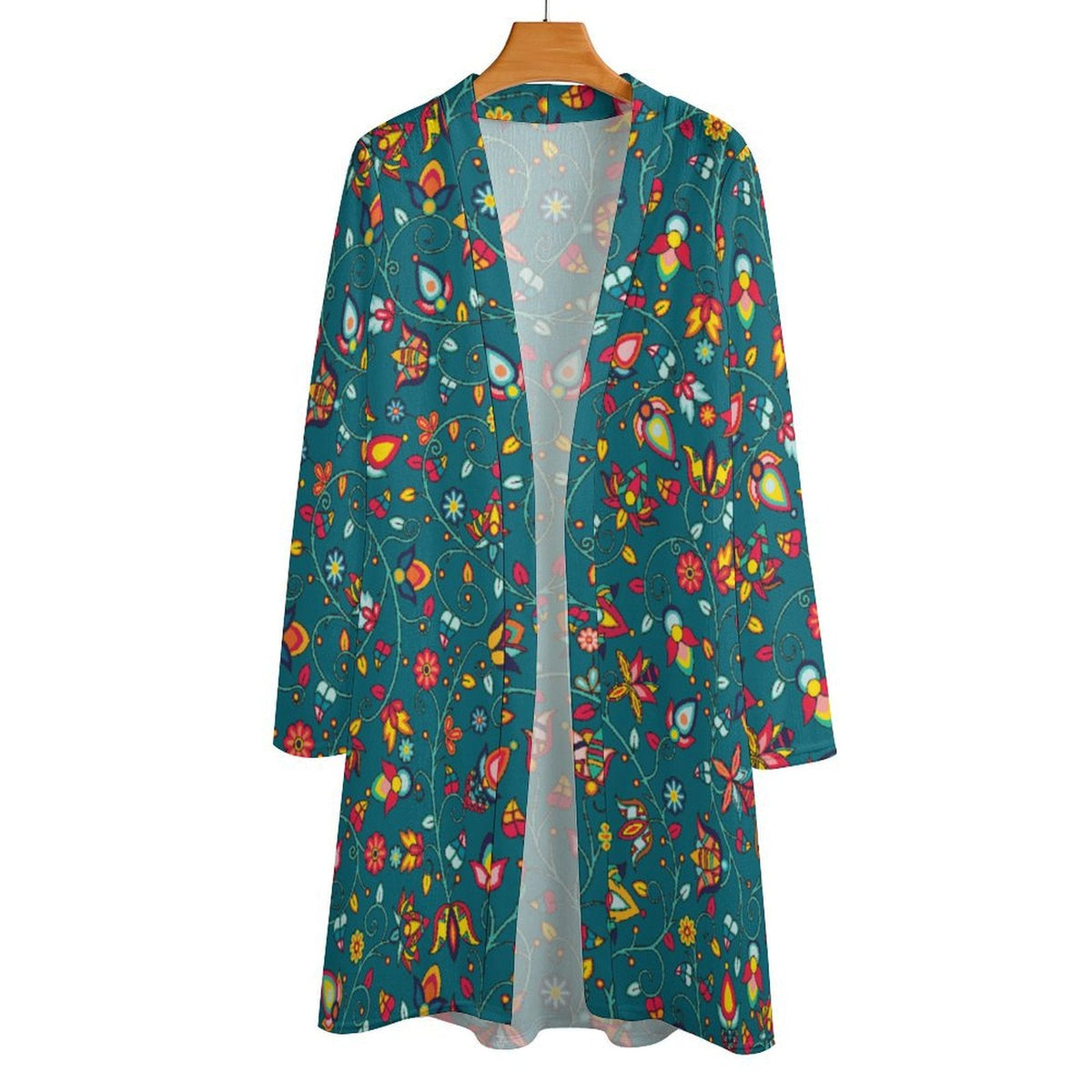 Thorny Path Teal Cardigan