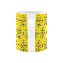 Load image into Gallery viewer, Dakota Damask Yellow Mug
