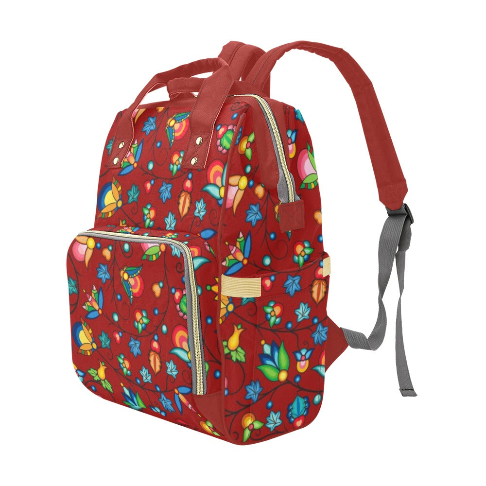 Prairie Plains Spirit Red Multi-Function Diaper Backpack