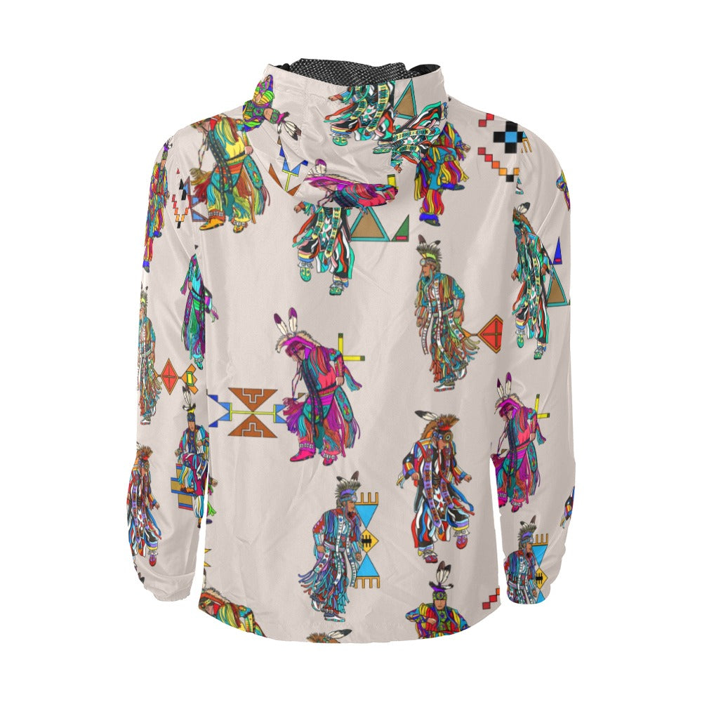 Men's Grass Dancers Muslin Men's Windbreaker