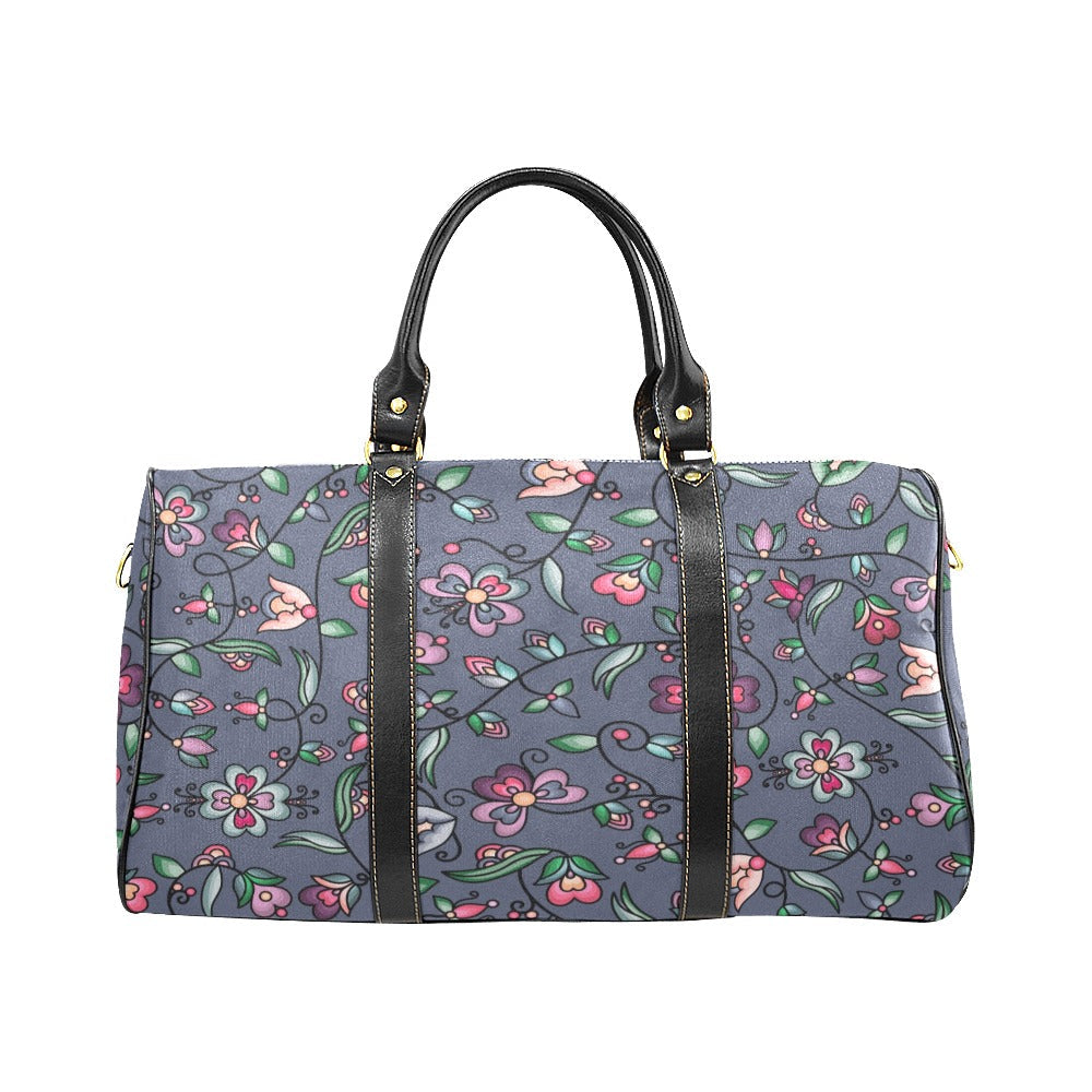 Amber Evening Garland Blue Large Travel Bag