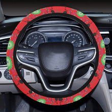 Load image into Gallery viewer, New Growth Vermillion Steering Wheel Cover with Elastic Edge
