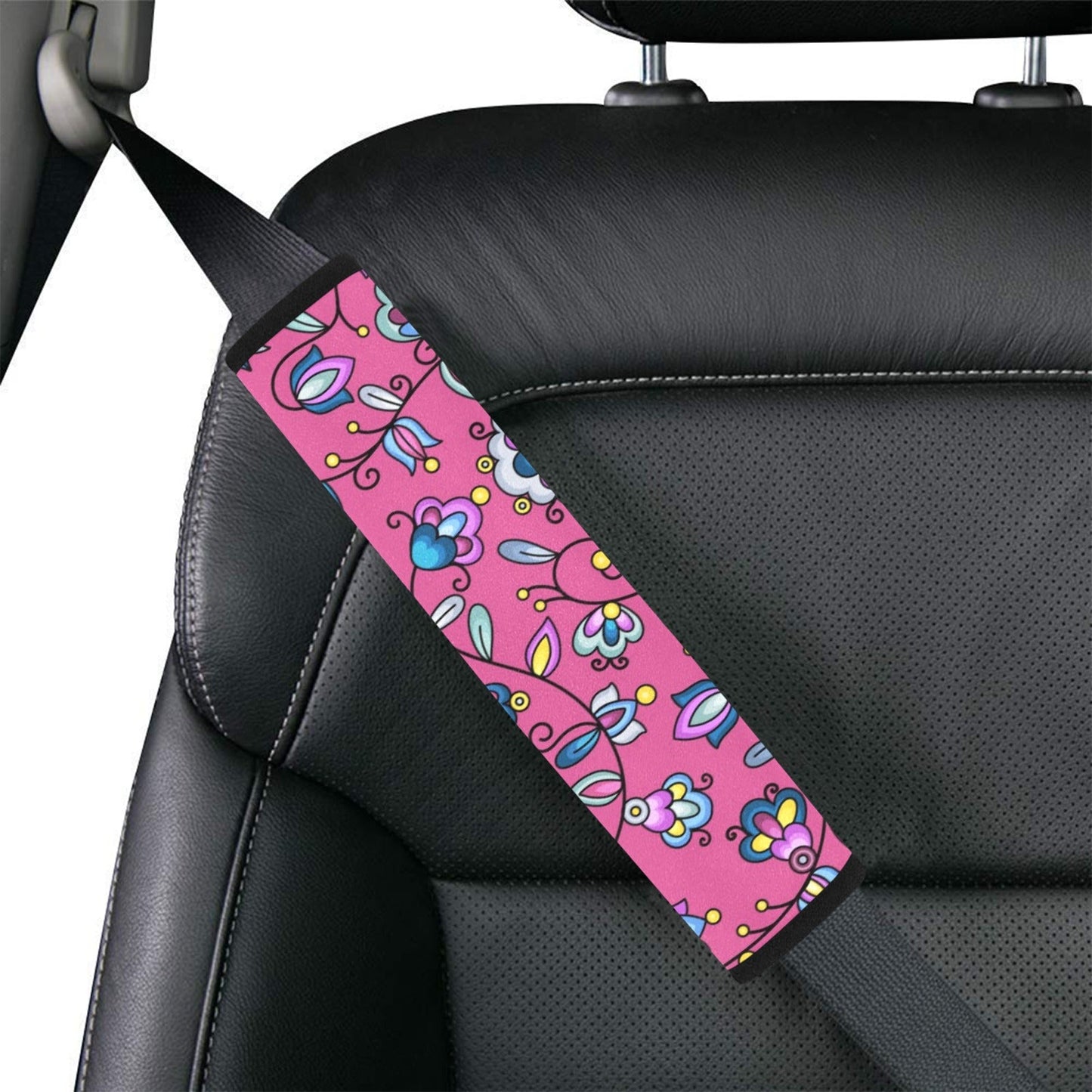 Autumn Bundle Blessing Pink Seat Belt Cover