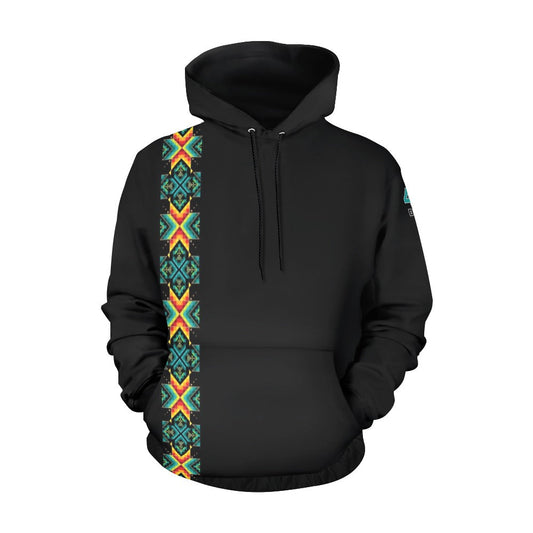 Blanket Strip Hoodie for Men