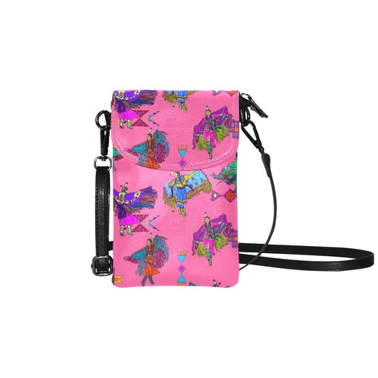 Women's Fancy Dancers Pink Small Cell Phone Purse