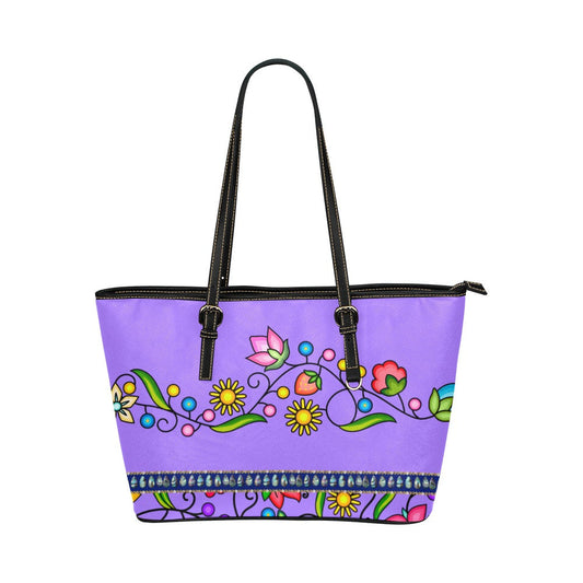 Grandmother Legacy Purple Leather Tote