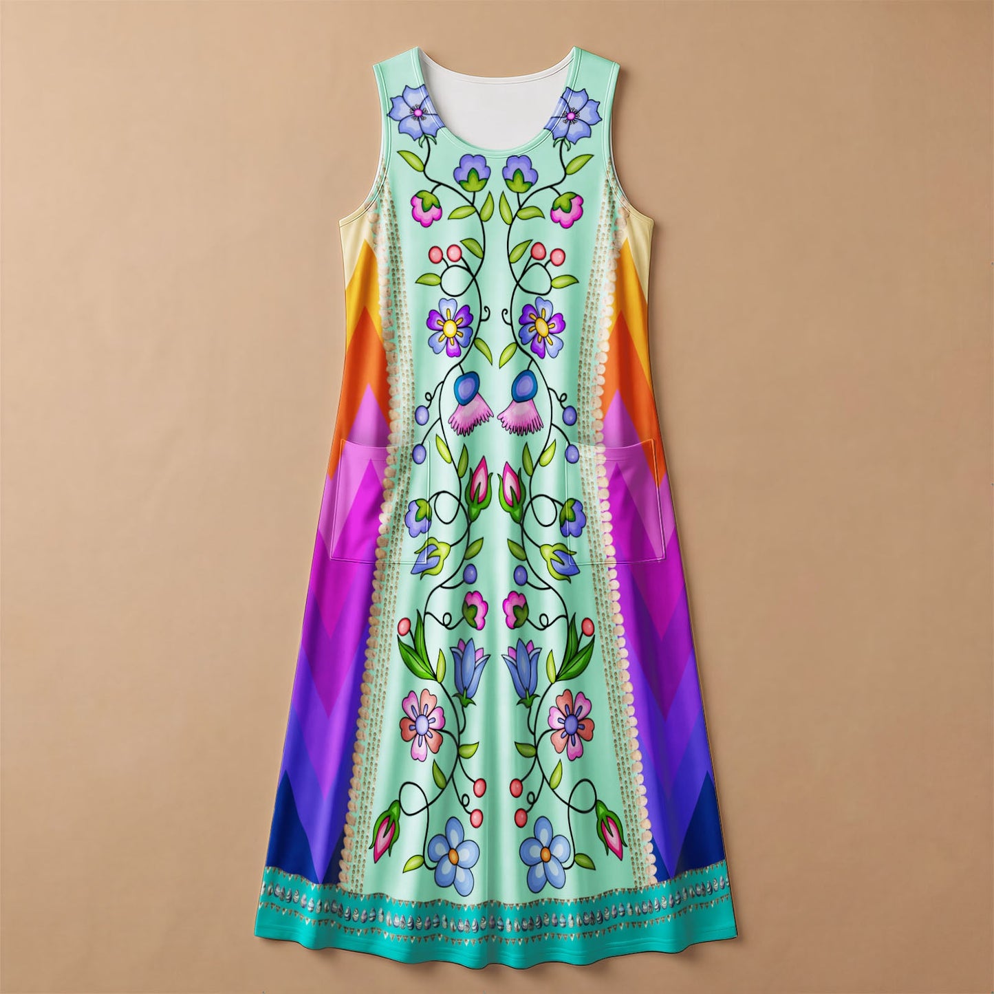 Grandmother's Legacy Mint 2 Sleeveless Dress