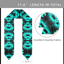 Load image into Gallery viewer, Dark Teal Winter Camp Graduation Stole
